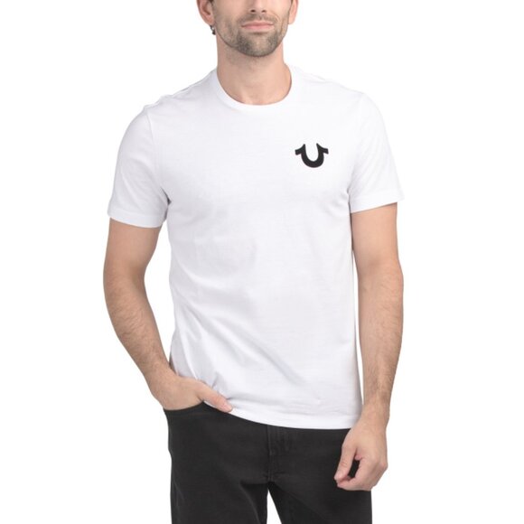 TRUE RELIGION White Big Horseshoe Buddha Tee - Picture 2 of 2